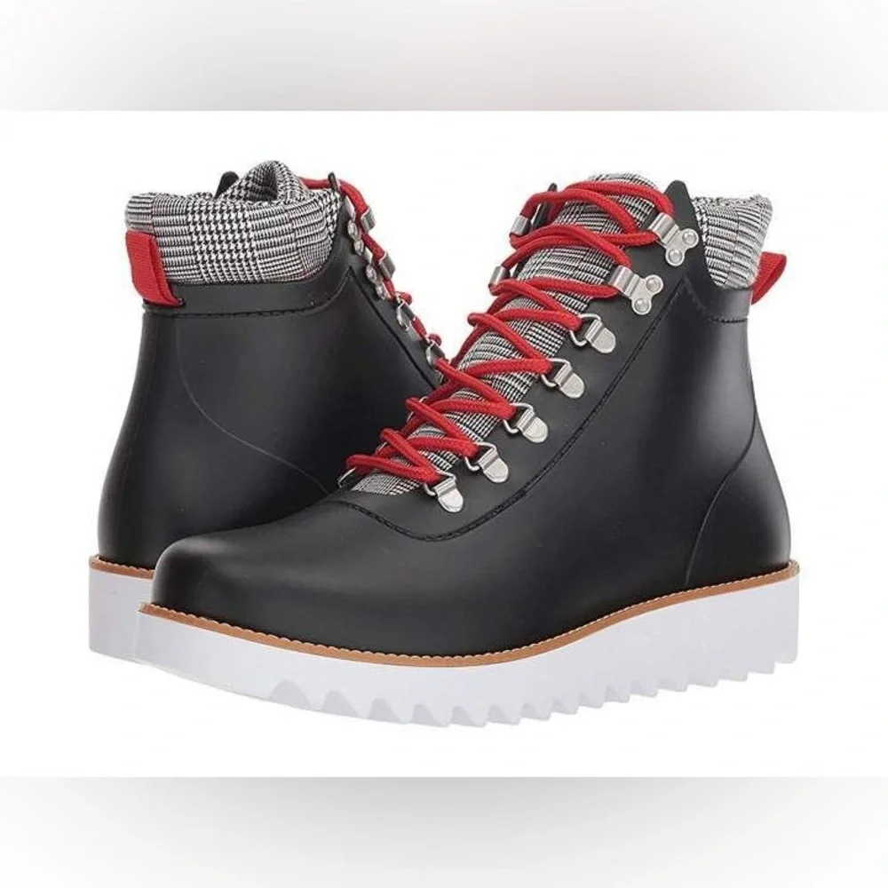 Anthropologie Bernardo‎ Winnie High-Top Hiker Rain-Boot.